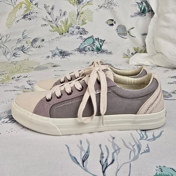 Taos Plim Soul Sneakers Canvas Athletic Low Top Sporty Comfort Shoes Size 8 - Picture 3 of 11